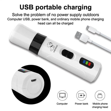 USB Rechargeable Pet Nail Grinder